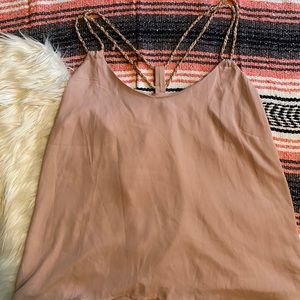 Charlotte Russe Strappy Pink Top